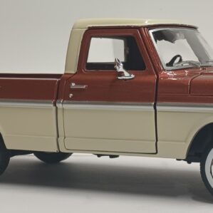 1969 FORD F-100 BROWN&CREAM 1:24 DIECAST BY MOTORMAX