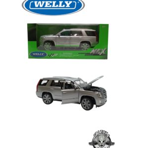 2017 CADILLAC ESCALADE SILVER 1:27 DIECAST BY WELLY