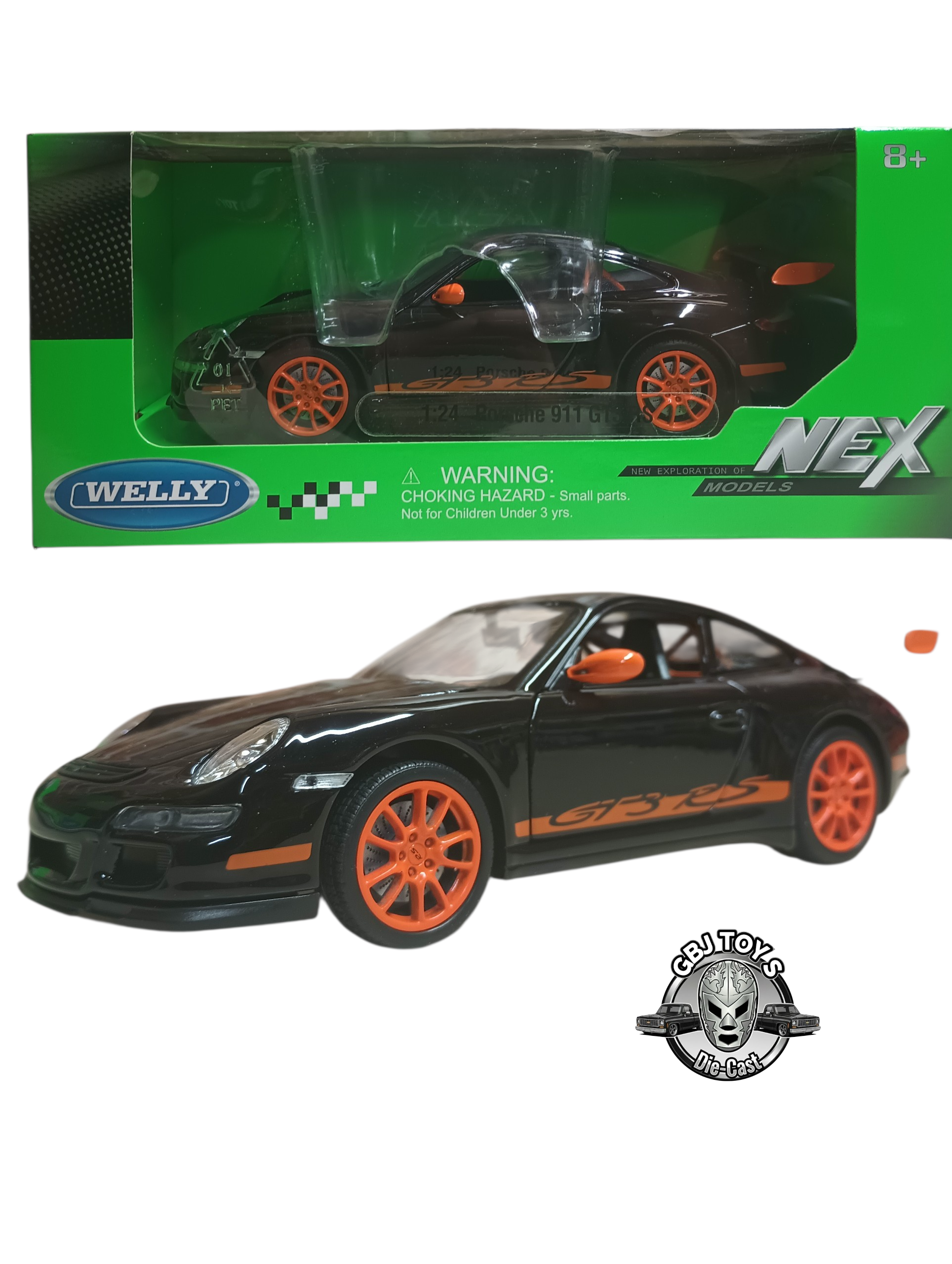 PORSCHE 911 GT3 RS 1:24 DIECAST BY WELLY