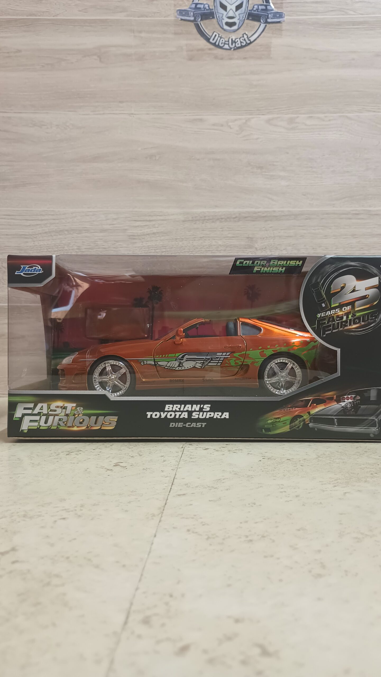 BRIAN'S TOYOTA SUPRA 1:24 DIECAST BY JADA